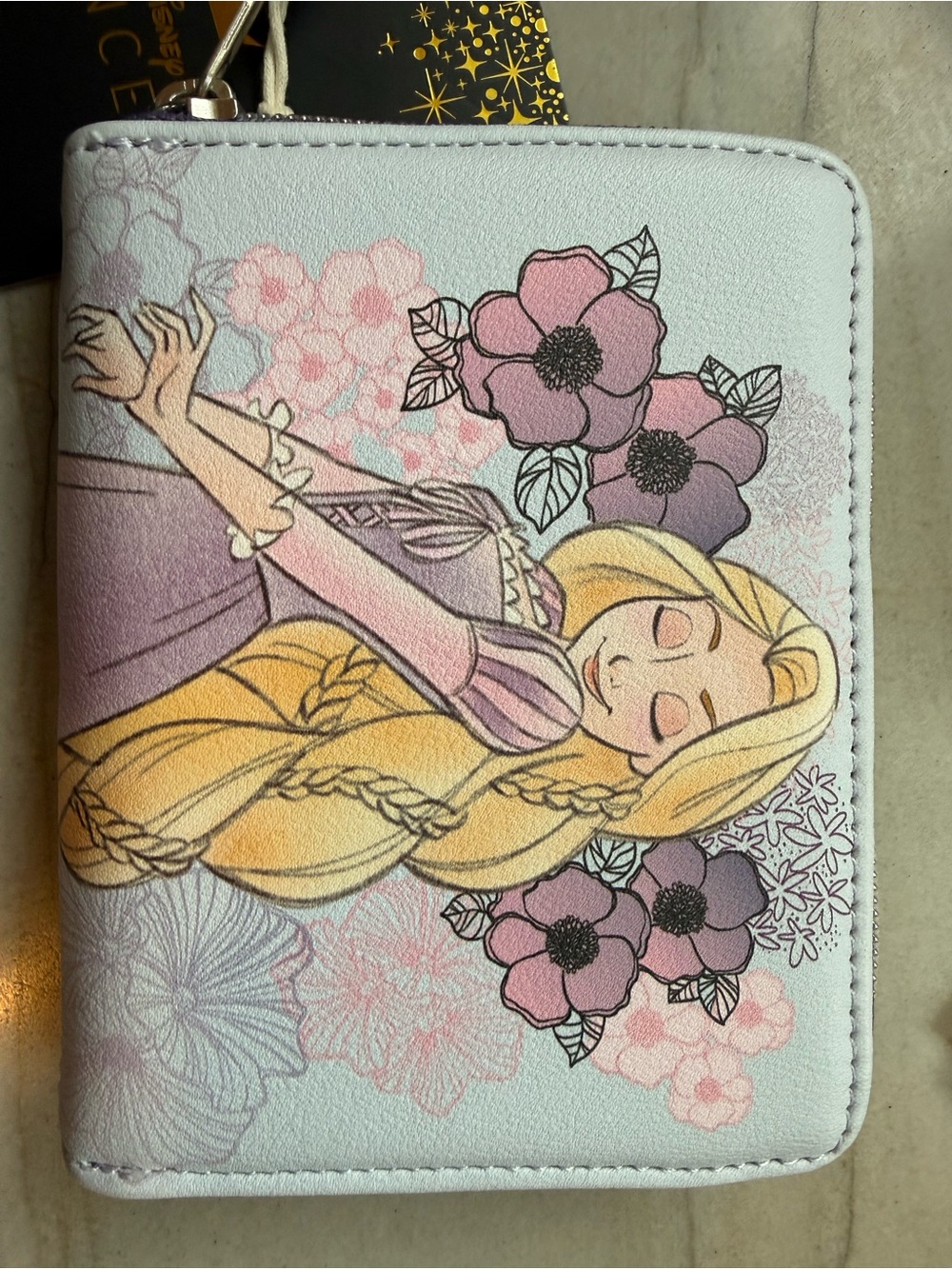 Loungefly Tangled Hardtag Zip Wallet, NWT - Picture 2 of 4